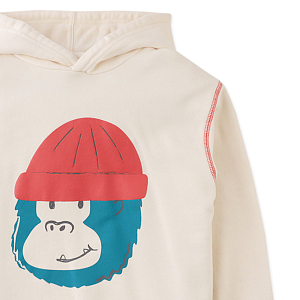 Худи Gingersnaps "Gregory Gorilla", молочный